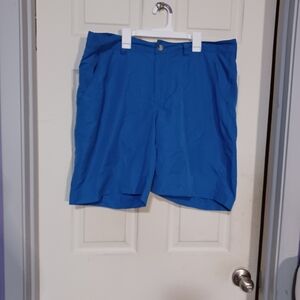 Columbia Men's Vibrant Blue Flat Front Shorts